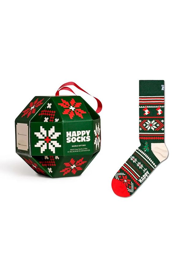 Happy Socks Čarape Happy Socks GIFTBOX boja: zelena, P001733