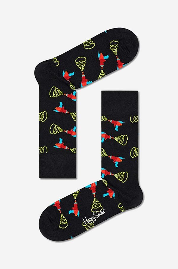 Happy Socks Čarape Happy Socks Lazer Quest boja: crna