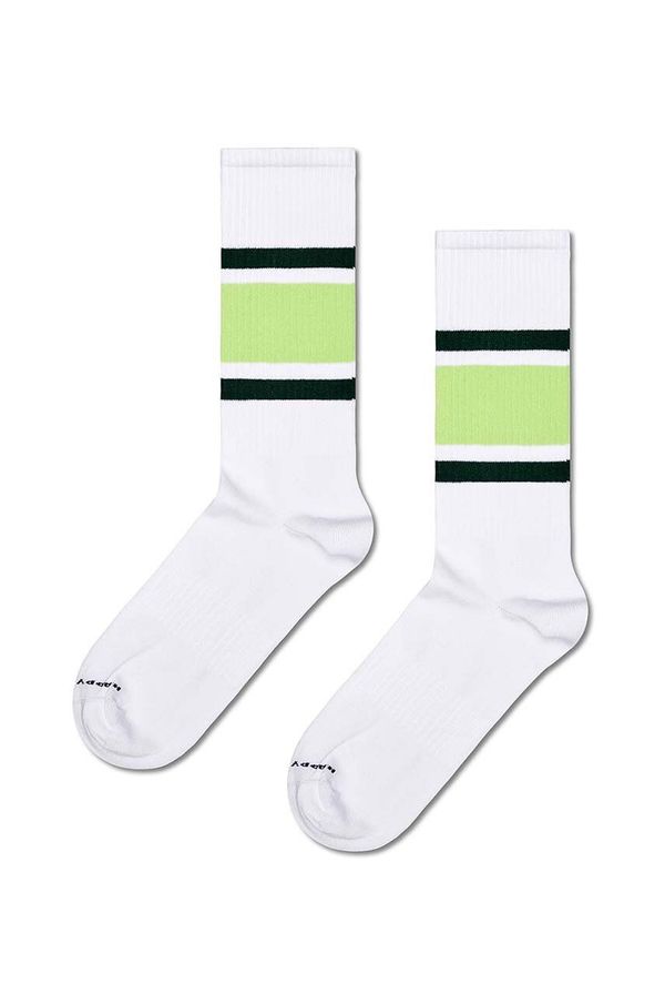 Happy Socks Čarape Happy Socks Simple Stripe Sneaker Sock boja: bijela, P001607