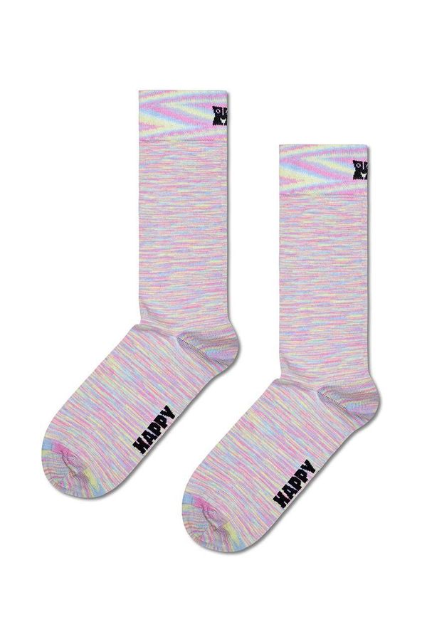 Happy Socks Čarape Happy Socks Solid Space Sock boja: ružičasta, P001864