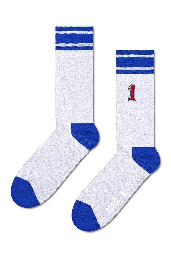 Happy Socks Čarape Happy Socks x Elton John Stadium Mid High boja: bijela