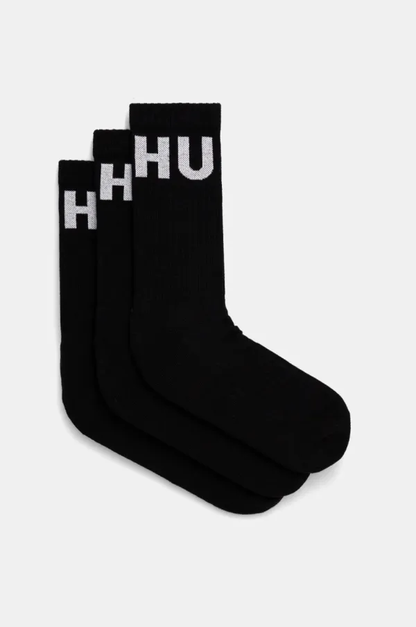 HUGO Čarape HUGO 3-pack za muškarce, boja: crna, 50531517