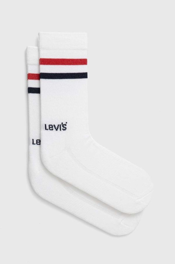 Levi's Čarape Levi's 2-pack boja: bijela