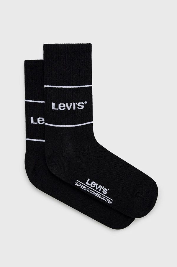 Levi's Čarape Levi's boja: crna, 37157.0666-black