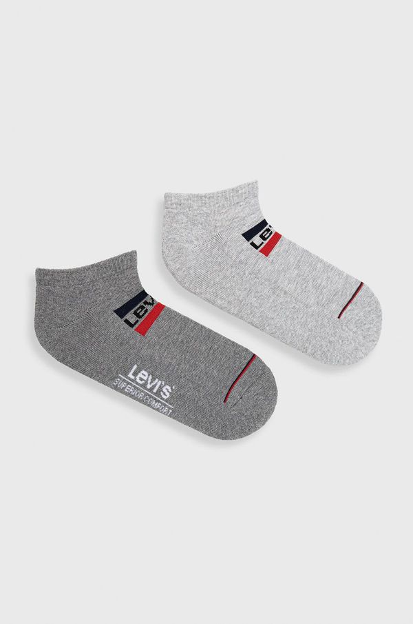 Levi's Čarape Levi's za muškarce, boja: siva, 37157.0767-greycombo