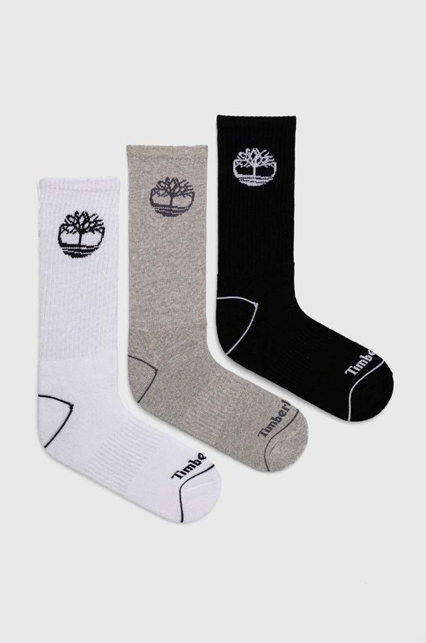 Timberland Čarape Timberland 3-pack boja: crna, TB0A2PTZM051