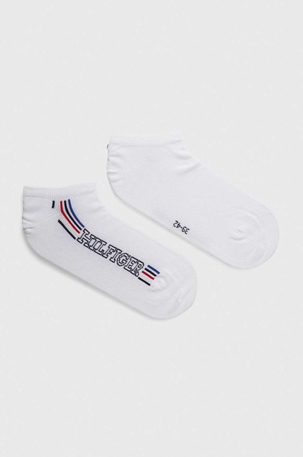 Tommy Hilfiger Čarape Tommy Hilfiger 2-pack za muškarce, boja: bijela