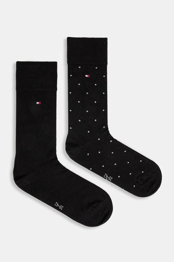 Tommy Hilfiger Čarape Tommy Hilfiger 2-pack za muškarce, boja: crna, 701230780
