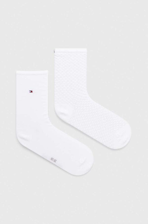 Tommy Hilfiger Čarape Tommy Hilfiger 2-pack za žene, boja: bijela, 701227563
