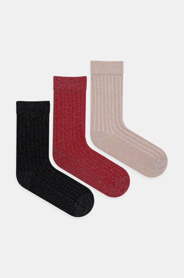 United Colors of Benetton Čarape United Colors of Benetton 3-pack boja: crna, 6AO31701A