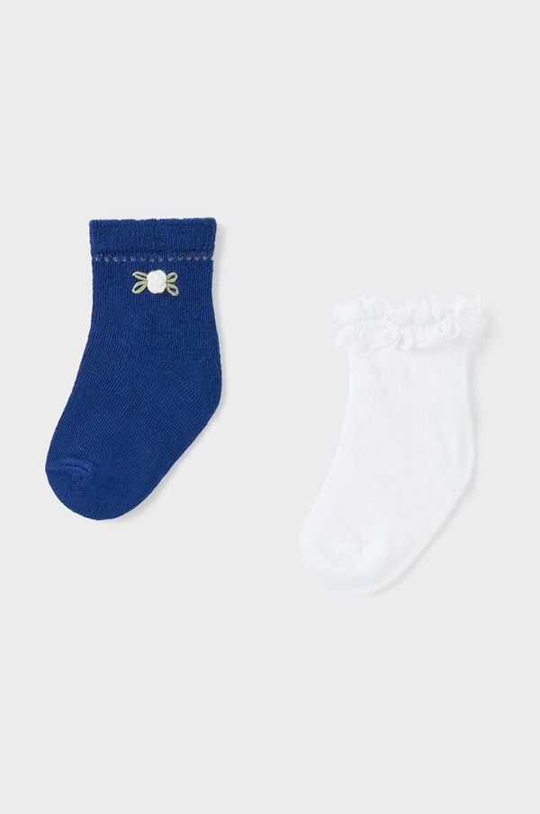 Mayoral Čarapice za bebe Mayoral 2-pack boja: tamno plava