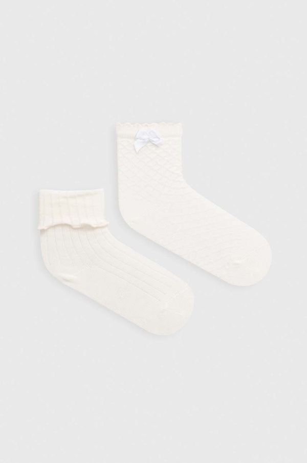 United Colors of Benetton Čarapice za bebe United Colors of Benetton 2-pack boja: bijela