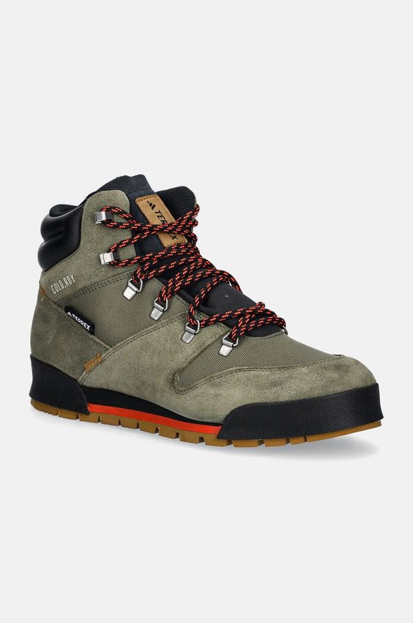 adidas TERREX Cipele adidas TERREX Snowpitch Cold.RDY za muškarce, boja: zelena, s toplom podstavom, IH3665