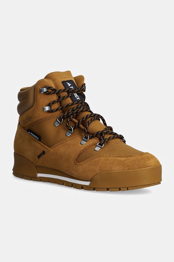 adidas TERREX Cipele adidas TERREX Snowpitch za muškarce, boja: smeđa, sa srednje toplom podstavom, IH3664