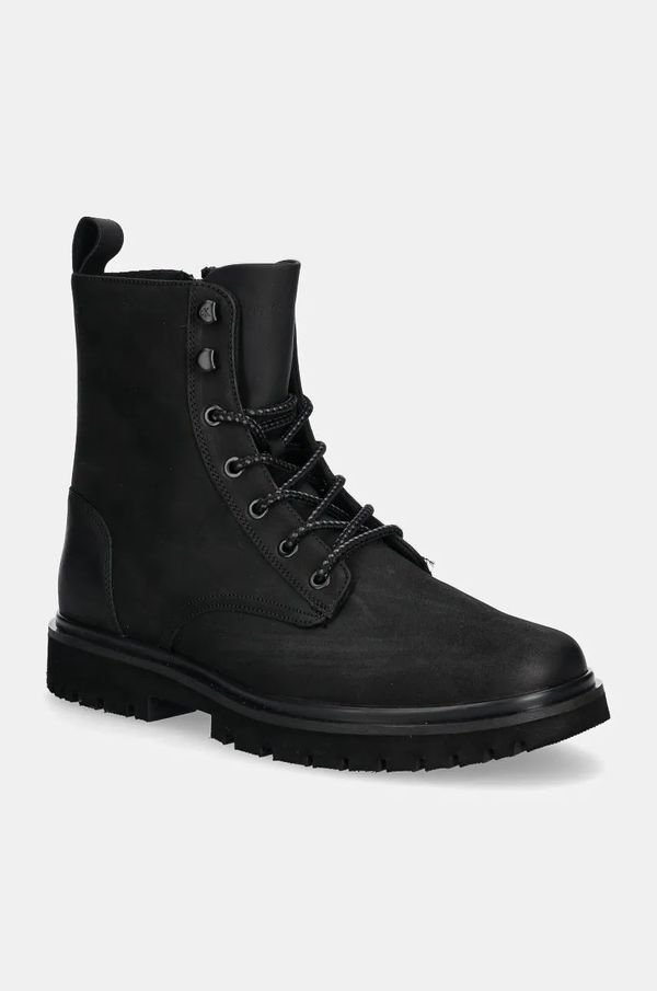 Calvin Klein Jeans Cipele Calvin Klein Jeans EVA BOOT MID LACEUP REBELLIOUS za muškarce, boja: crna, YM0YM01071