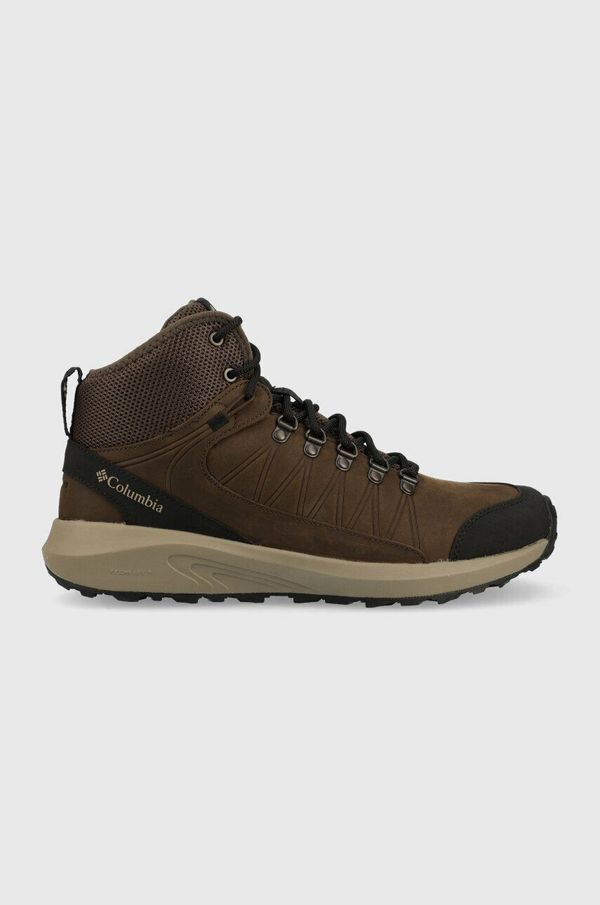 Columbia Cipele Columbia Trailstorm Crest Mid Waterproof za muškarce, boja: smeđa