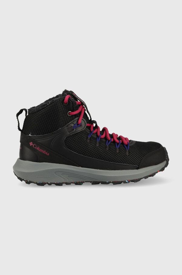 Columbia Cipele Columbia Trailstorm Mid Waterproof za žene, boja: crna, s toplom podstavom