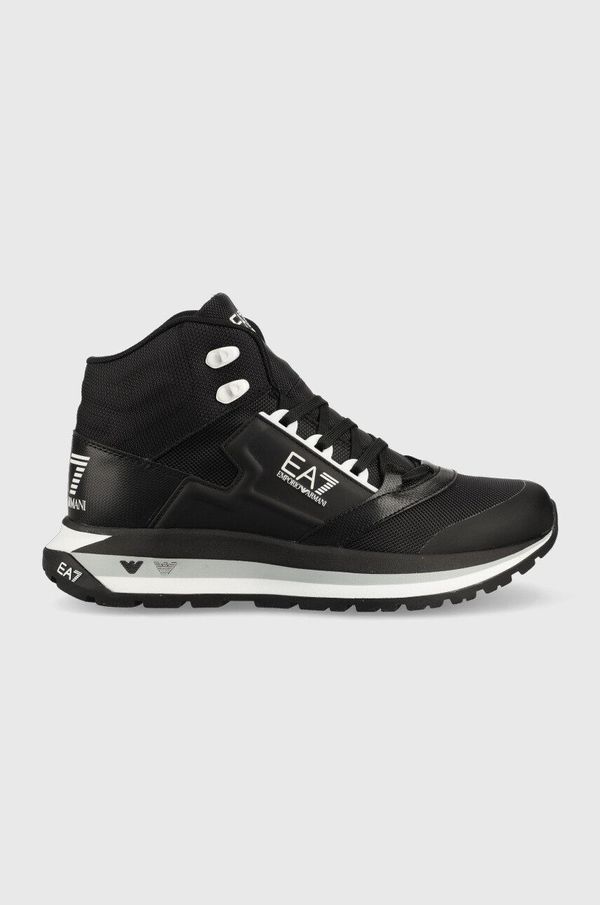EA7 Emporio Armani Cipele EA7 Emporio Armani Ice Altura za muškarce, boja: crna