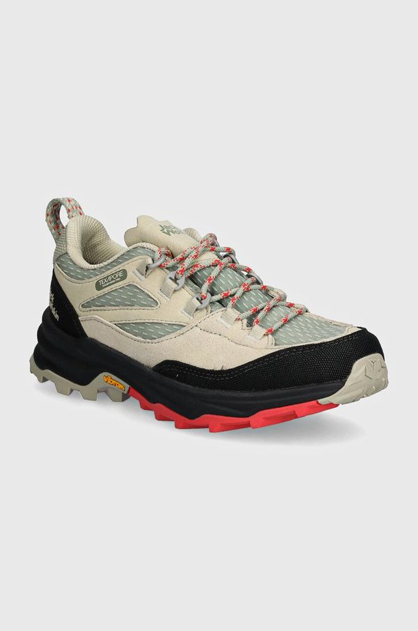 Jack Wolfskin Cipele Jack Wolfskin Cyrox Texapore Low za žene, boja: zelena, 4064291