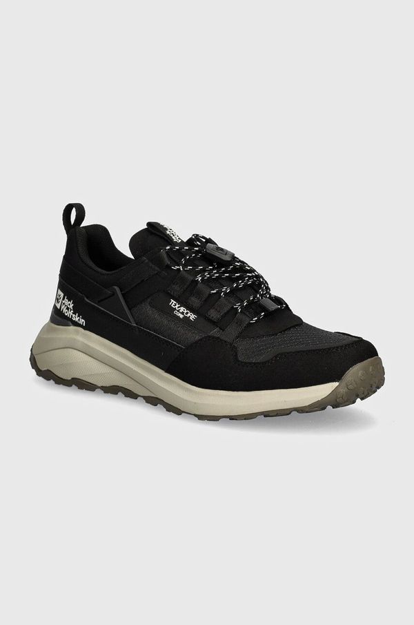 Jack Wolfskin Cipele Jack Wolfskin Dromoventure Athletic Texapore Low za žene, boja: crna, A63298