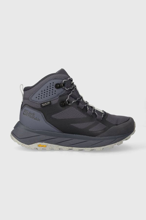 Jack Wolfskin Cipele Jack Wolfskin Terraventure Texapore Mid za žene, boja: tamno plava, s toplom podstavom
