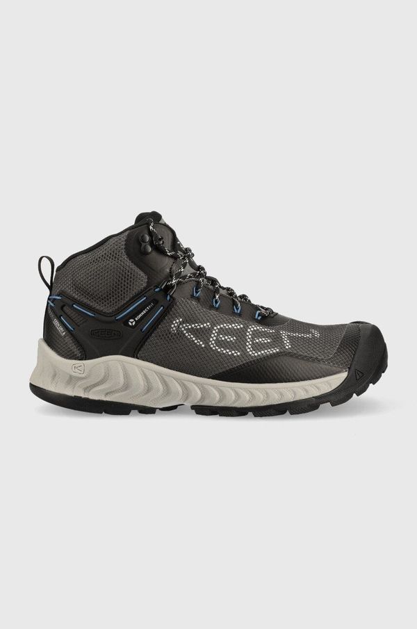 Keen Cipele Keen Nxis Evo Mid za muškarce, boja: crna