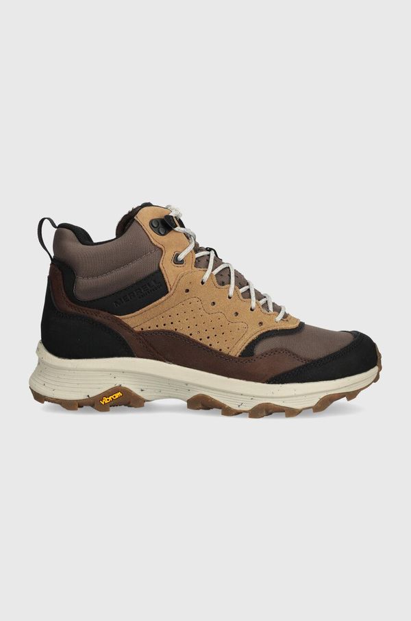 Merrell Cipele Merrell Speed Solo Mid WP za muškarce, boja: smeđa