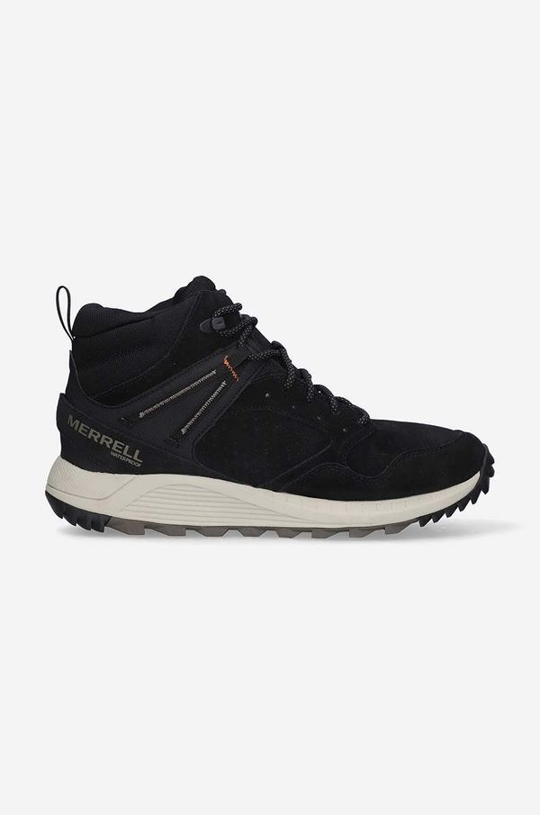 Merrell Cipele Merrell Wildwood Sneaker Boot Mid Wp Wip za muškarce, boja: crna, J067285