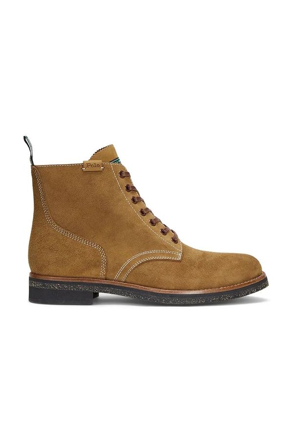 Polo Ralph Lauren Cipele od brušene kože Polo Ralph Lauren Radford Boot za muškarce, boja: smeđa, 812945525001