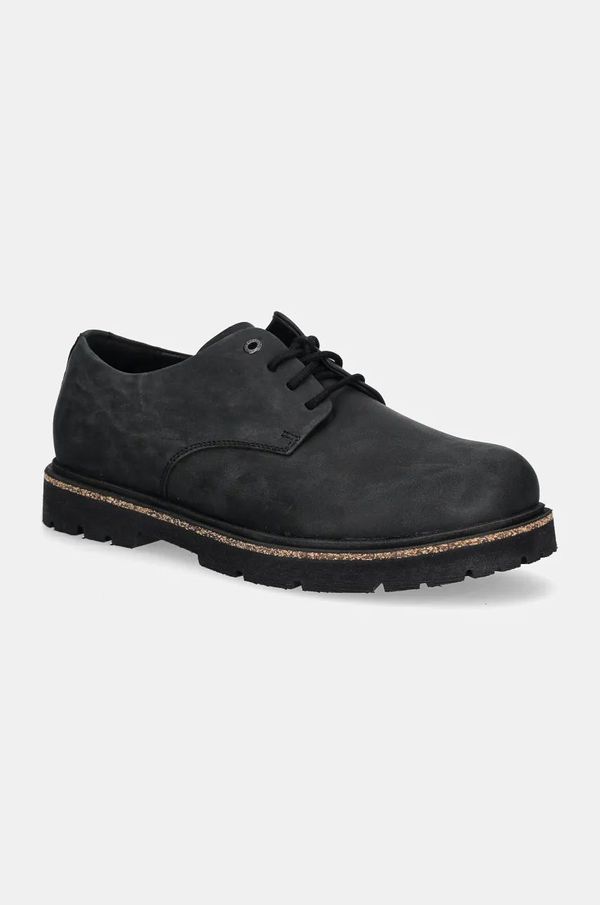 Birkenstock Cipele od nubuk kože Birkenstock Highwood Lace Low boja: crna, 1028173