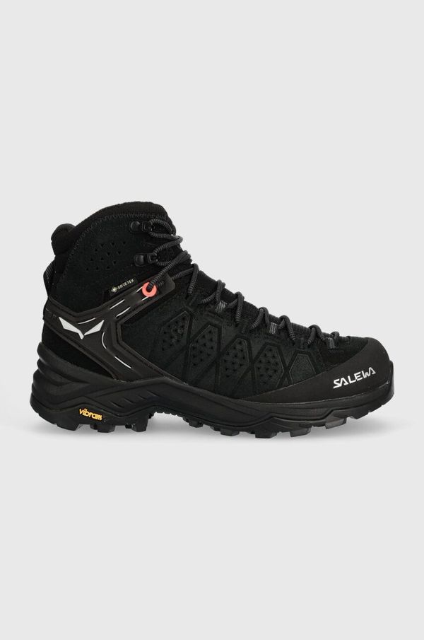 Salewa Cipele Salewa Alp Trainer 2 Mid GTX za žene, boja: crna, 00-0000061383