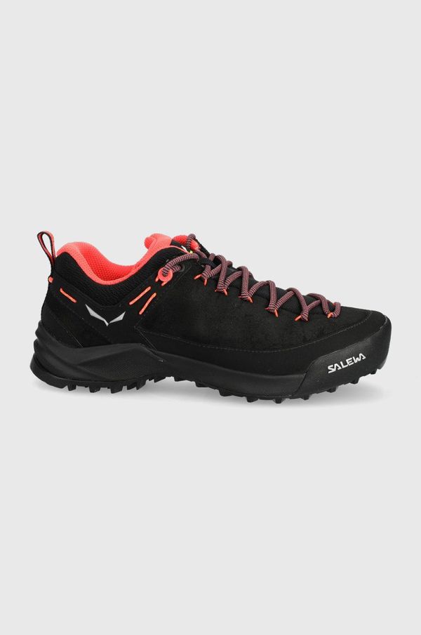 Salewa Cipele Salewa Wildfire Leather za žene, boja: crna