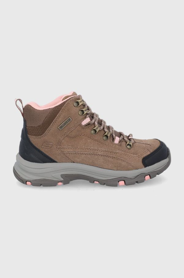 Skechers Cipele Skechers za žene, boja: smeđa