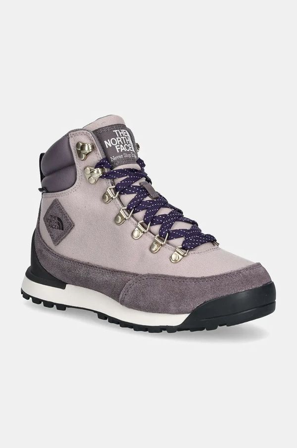 The North Face Cipele The North Face Back to Berkeley IV Textile Waterproof za žene, boja: ljubičasta, sa srednje toplom podstavom, NF0A81798ON1