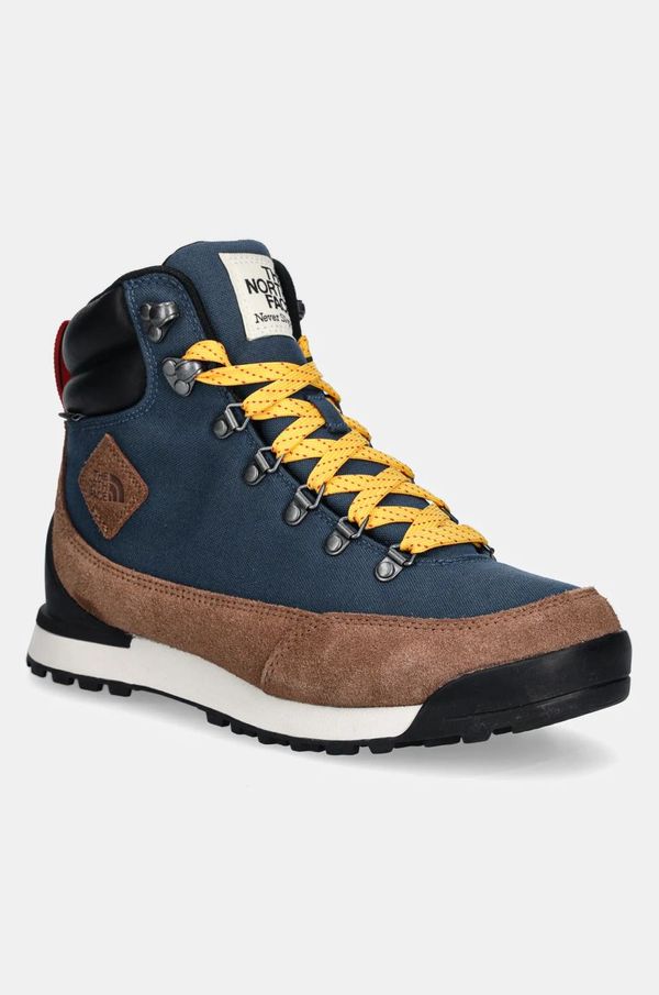 The North Face Cipele The North Face Back-To-Berkeley IV Textile WP za muškarce, boja: tamno plava, sa srednje toplom podstavom, NF0A8177OIE1