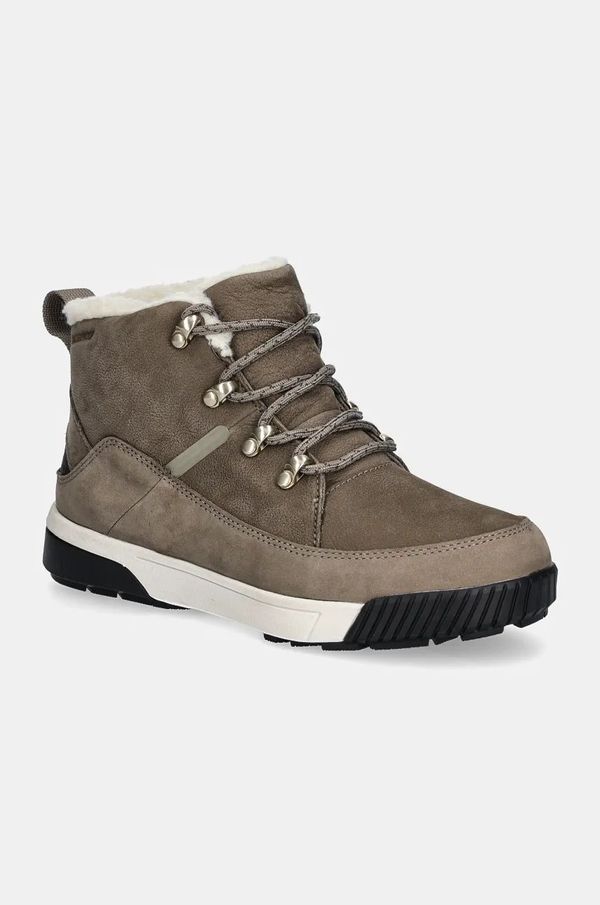 The North Face Cipele The North Face Sierra Mid za žene, boja: siva, s toplom podstavom, NF0A4T3X8IU1
