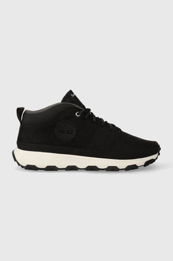 Timberland Cipele Timberland Winsor Trail Mid Leather za muškarce, boja: crna, TB0A5TXG0151