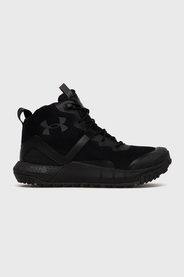 Under Armour Cipele Under Armour UA Micro G Valsetz Zip Mid za muškarce, boja: crna