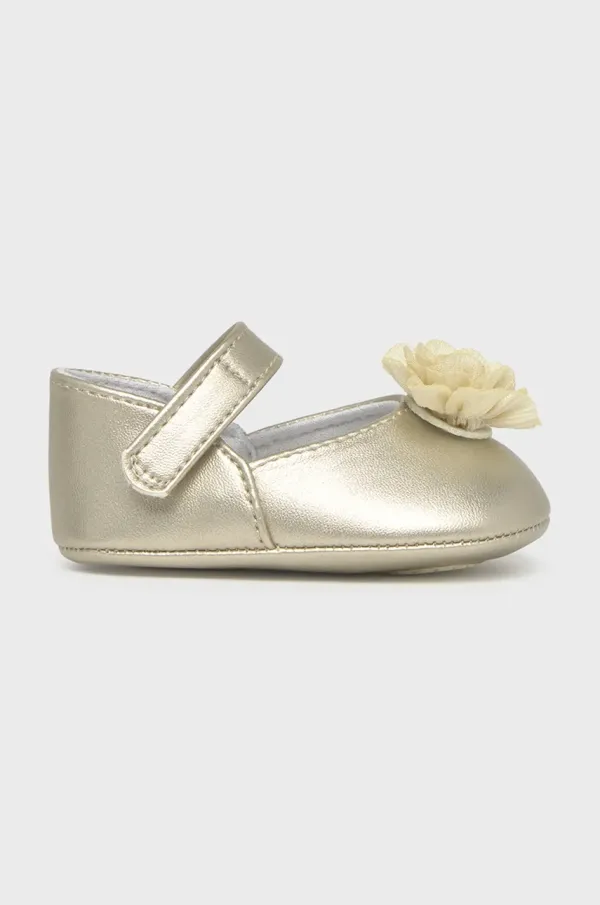 Mayoral Newborn Cipele za bebe Mayoral Newborn boja: zlatna, 9902