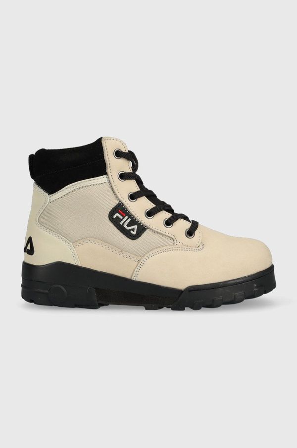 Fila Čizme Fila Grunge Ii Bl za žene, boja: bež, s platformom