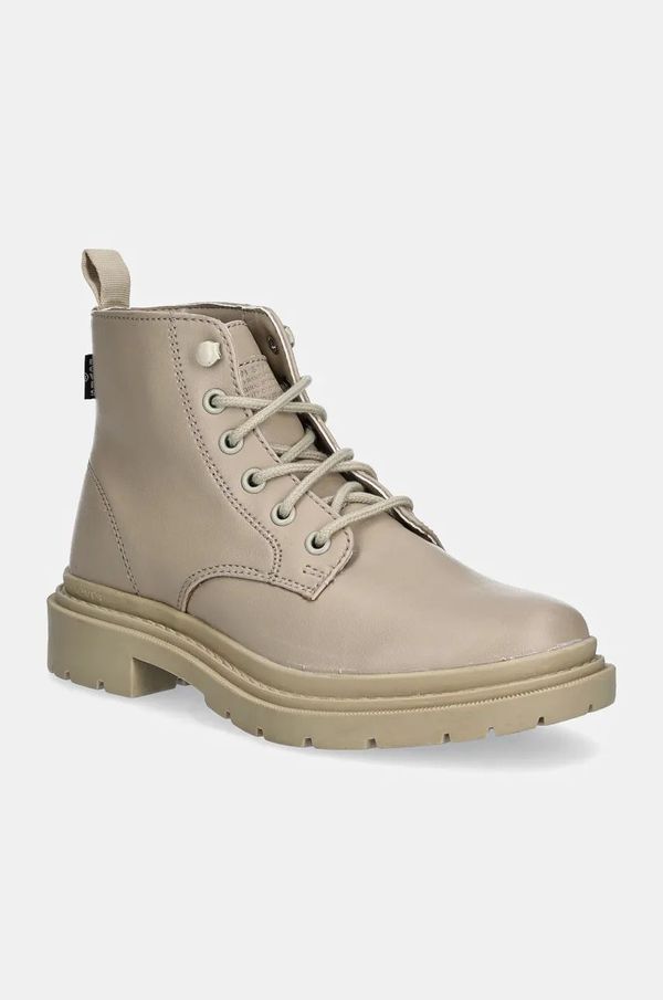 Levi's Čizme Levi's TROOPER CHUKKA za žene, boja: bež, s platformom, D7040-0009