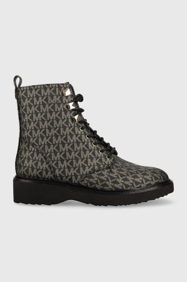 MICHAEL Michael Kors Čizme MICHAEL Michael Kors Haskell za žene, boja: crna, s platformom
