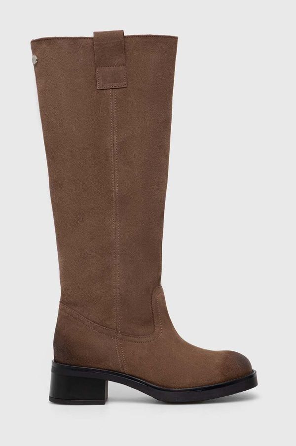 Steve Madden Čizme od brušene kože Steve Madden Banner za žene, boja: smeđa, ravni potplat, SM11003092