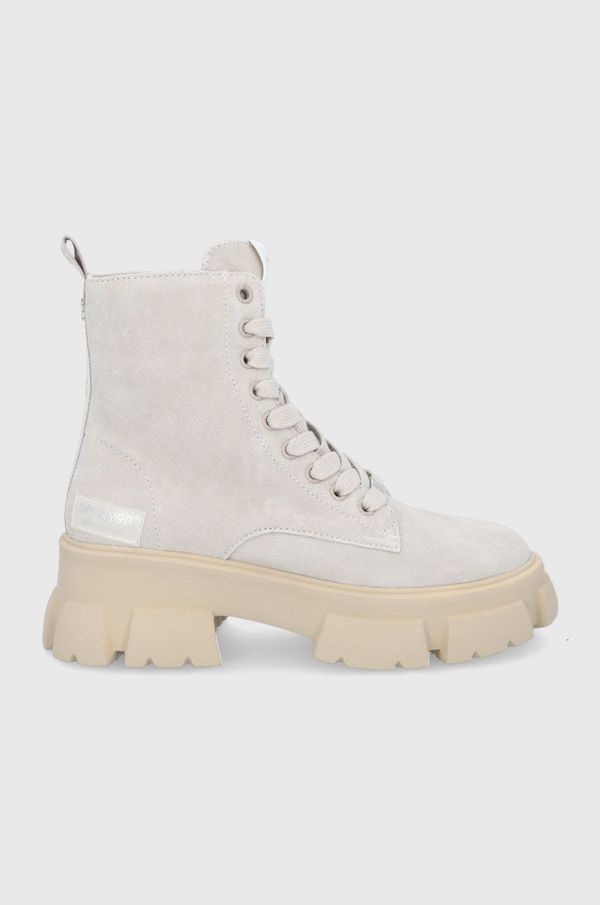 Steve Madden Čizme od brušene kože Steve Madden za žene, boja: krem