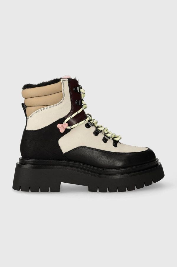 Pepe Jeans Čizme Pepe Jeans QUEEN FUNNY za žene, ravni potplat, sa srednje toplom podstavom, PLS50499