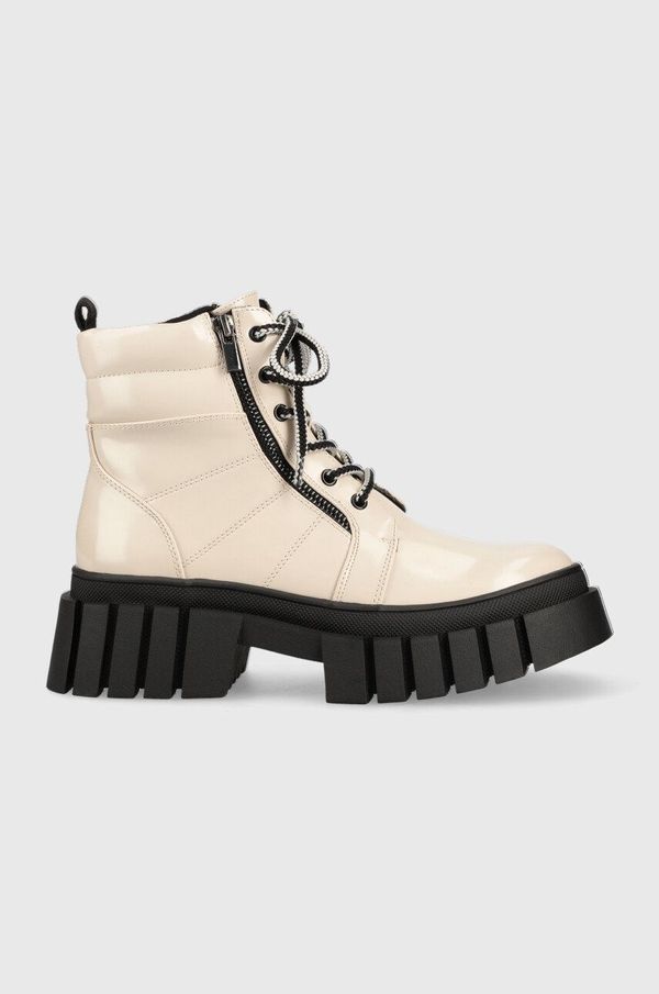 Steve Madden Čizme Steve Madden Incredible za žene, boja: bež, s platformom, s polutoplom podstavom