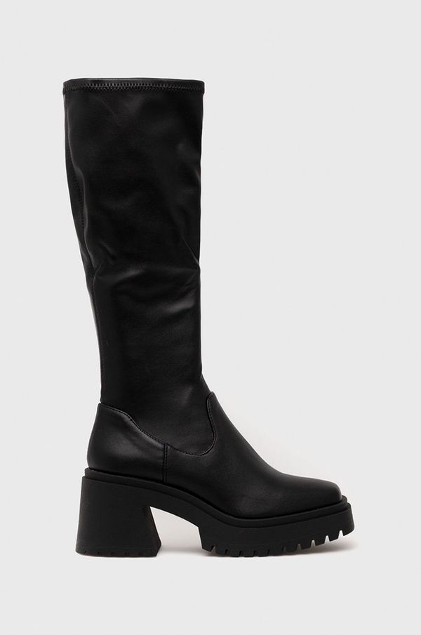 Steve Madden Čizme Steve Madden Jetstream za žene, boja: crna, s debelom petom