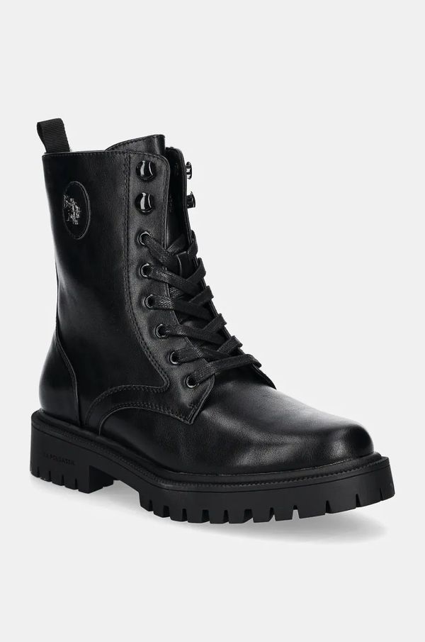 U.S. Polo Assn. Čizme U.S. Polo Assn. KARMA za žene, boja: crna, s platformom, KARMA014W/DY1