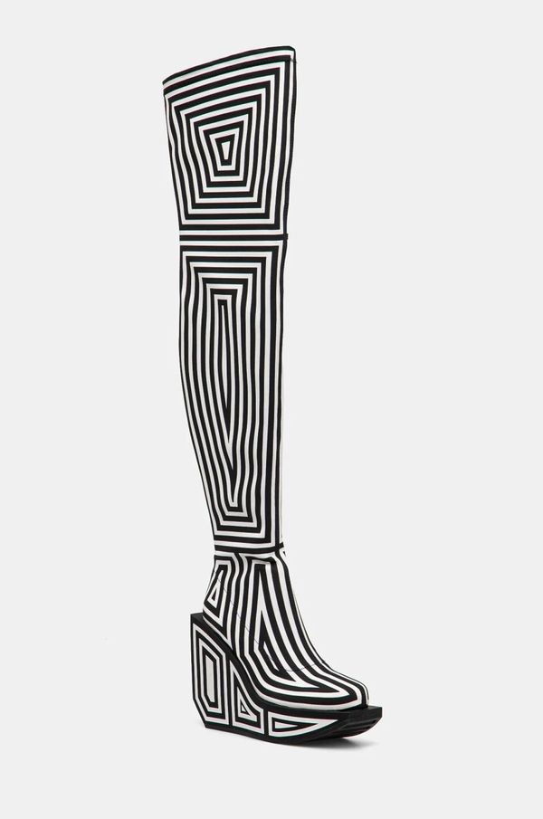 United Nude Čizme United Nude Wa Long Boot Hi za žene, boja: crna, klin peta, 1087851082