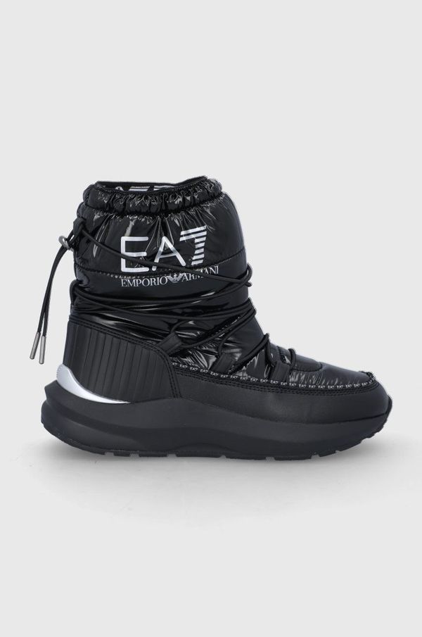 EA7 Emporio Armani Čizme za snijeg EA7 Emporio Armani boja crna